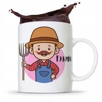 Dla Rolnika Kubek Na Prezent Farmer Z Nadrukiem Ze Zdjęciem