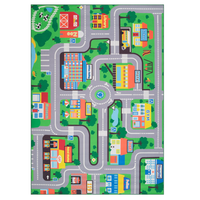 DYWAN DO POKOJU DZIECIĘCEGO MIASTO 80X150CM ANTYPOŚLIZGOWY