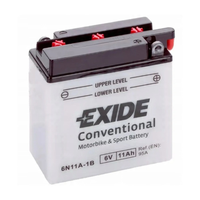Akumulator motocyklowy EXIDE 6N11A-1B 6V 11Ah 95A EN P+