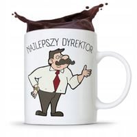 Dla Dyrektora Kubek Najlepszy Dyrektor Prezent Z Nadrukiem Ze Zdjęciem