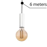 Zawiesie 6m Ziko AZ3113 Azzardo oprawa E27 na kablu biała