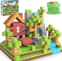 MAGNETYCZNE KLOCKI MINECRAFT 100EL DLA DZIECI ZABAWKA LOSOWE MAGNETYCZNE