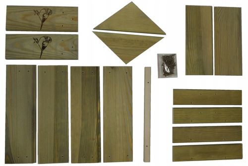 ECO Karmnik Dla Ptaków XXL+ DREWNIANY Solidny DIY Łatwy Montaż BUDKA na Arena.pl