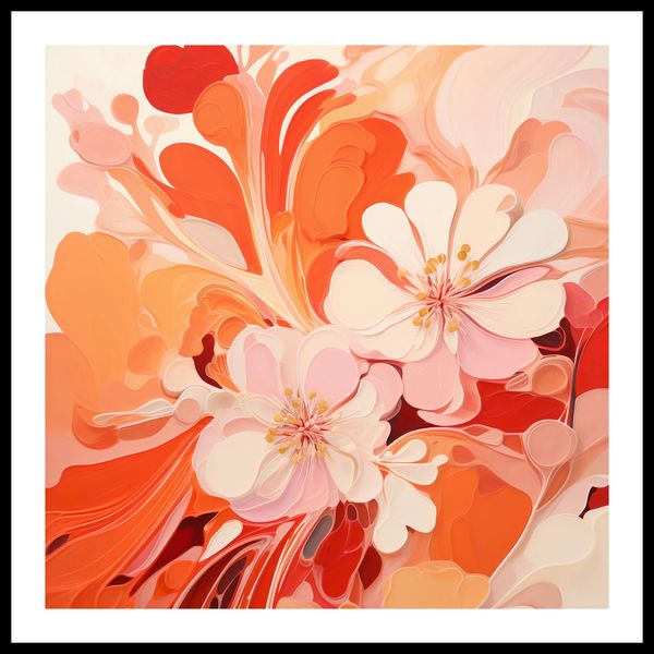 Plakat 50x50cm Taniec Kwiatów zdjęcie 3