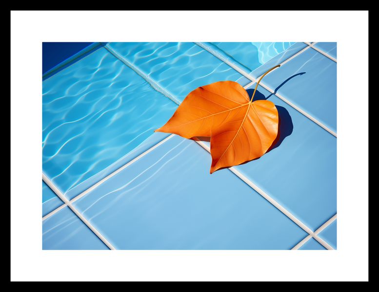 Plakat 29,7x21cm Liść przy Wodzie zdjęcie 3