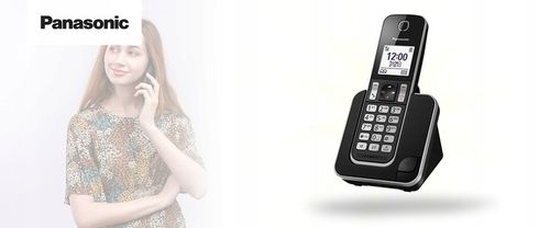 Panasonic KX-TGD310PDB Telefon bezprzewodowy DECT na Arena.pl