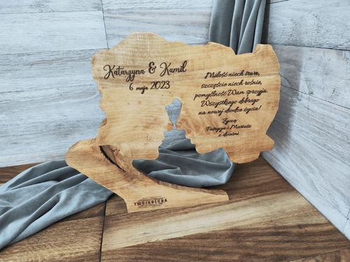 Obraz płaskorzeźba dwie głowy kobieta mężczyzna 80 na Arena.pl