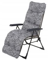 Leżak metal szary Patio