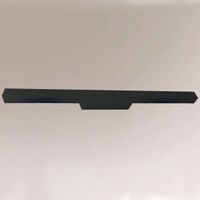 Ścienna LAMPA industrialna ZAOSU 7898 Shilo prostokątna liniowa OPRAWA kinkiet metalowa belka czarna