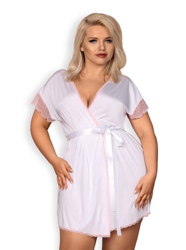 Peniuar Girlly + stringi GRATIS! Biały L/XL na Arena.pl