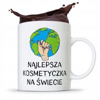 Kubek Prezent Dla Kosmetyczki Makijażystki Z Nadrukiem Ze Zdjęciem