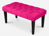 Ławka Pikowana Trapez Tapicerowana bench4home Pufa Ławeczka Przedpokój