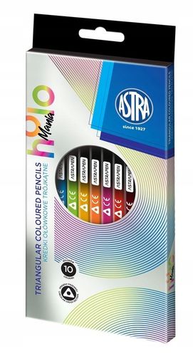 Kredki Ołówkowe Trójkątne Z Czarnego Drewna 1640 na Arena.pl