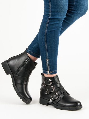 MODNE CZARNE BOTKI Rozmiar - 36 na Arena.pl