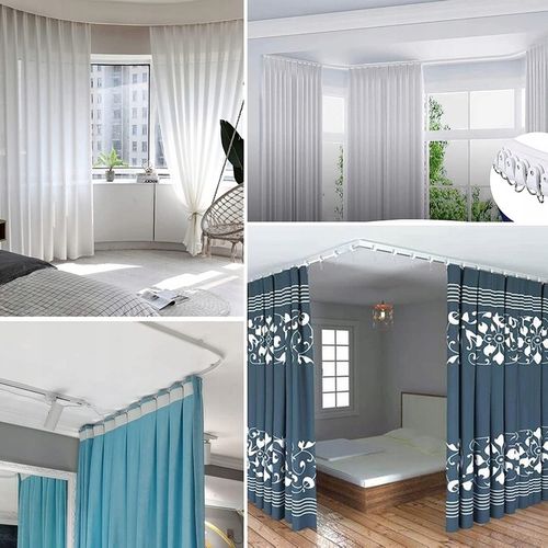 ELASTYCZNA SZYNA DO ZASŁON SUFITOWYCH ZAKRZYWIONY DRĄŻEK DO ZASŁON KARNISZ na Arena.pl