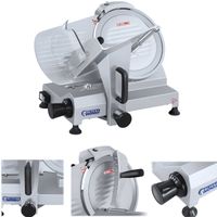 krajalnica elektryczna do wędlin i sera z ostrzałką 150w śr. 250mm