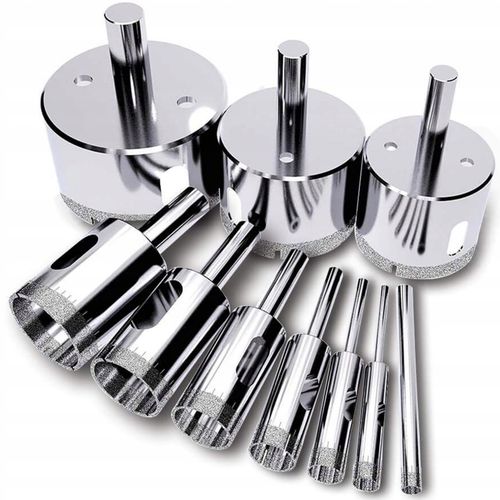 OTWORNICE DIAMENTOWE DO GRESU PŁYTEK SZKŁA KORONKI 6-68mm na Arena.pl