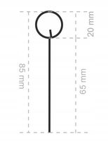 Szpilka 1,6 do cenówek kredowych 50 szt. CK