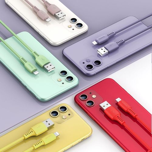 Kabel Lightning USB Baseus Colourful 1.2m 2.4A (czerwony) na Arena.pl