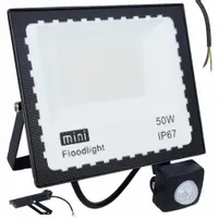 50W HALOGEN NAŚWIETLACZ LED ZEWNĘTRZNY LAMPA CZUJNIK RUCHU ZMIERZCHU GARAŻ