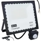 50W HALOGEN NAŚWIETLACZ LED ZEWNĘTRZNY LAMPA CZUJNIK RUCHU ZMIERZCHU GARAŻ