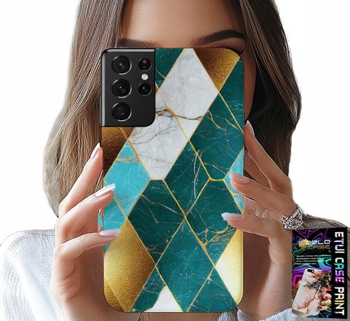 ETUI DO SAMSUNG GALAXY S21 Ultra - ELEGANCKIE MODNE WZORY CASE + FOLIA na Arena.pl