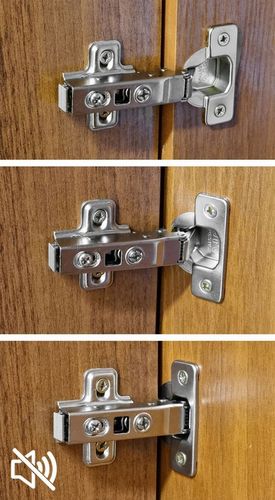 Zawias meblowy prosty nakładany CICHY DOMYK 110° GTV-HC Eurowkręty 100 na Arena.pl