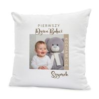 Prezent na Pierwszy Dzień Babci Poduszka z Nadrukiem i Zdjęciem