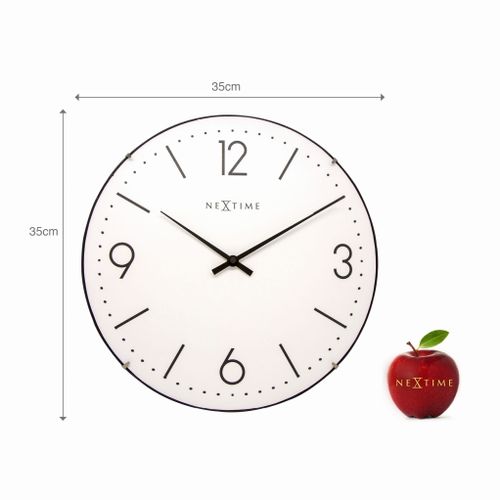 Zegar ścienny NeXtime Basic Dome 3157 WI na Arena.pl