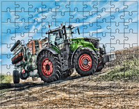 Puzzle Traktor Ciągnik