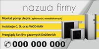 BANER REKLAMOWY projekt 130x80 cm POMPY CIEPŁA
