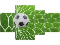 120CM 70 OBRAZ 4 ELEM PIŁKA BRAMCE ŚCIENNY