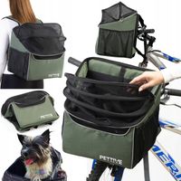 3w1:Kosz na rower dla psa lub kota, plecak dla psa, fotelik samochodowy 9kg