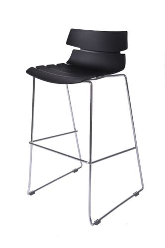 Stołek barowy Techno czarny  D2 na Arena.pl