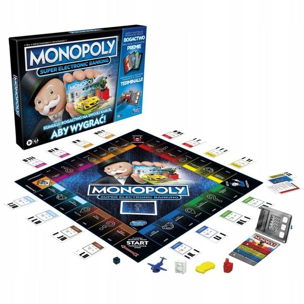 Gra Monopoly Super Electronic Banking Polska Wersja Hasbro E8978 zdjęcie 1
