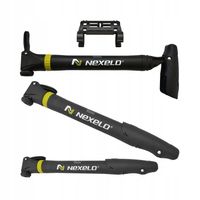 Pompka rowerowa ręczna mini z zaciskiem na zawór AV/DV/FV ruchoma głowica