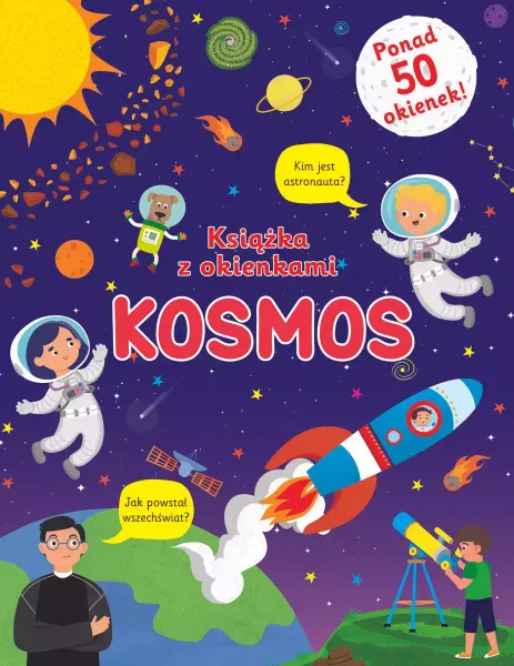 Kosmos. Książka z okienkami zdjęcie 1