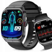 Zegarek Smartwatch Wenom AMOLED NFC Bluetooth Sportowy, Wodoodporny Menu PL