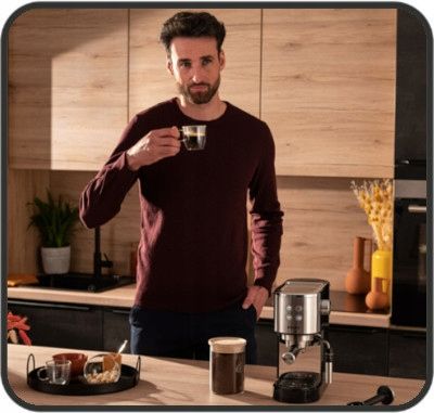 Ekspres ciśnieniowy kolbowy KRUPS XP444C10 15 bar na Arena.pl