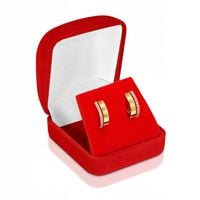 ZŁOTE KOLCZYKI Z CYRKONIAMI ZŁOTO 585 14K 2497-3