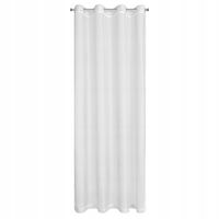 Firana gotowa na przelotkach MEGI 140x250 Eurofirany biała