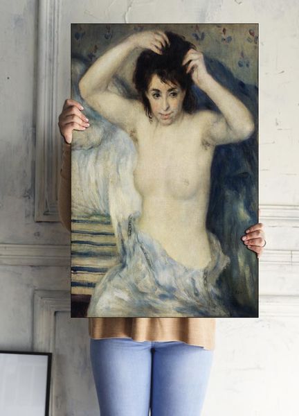 Before the Bath, Pierre-Auguste Renoir - plakat 20x30 cm zdjęcie 3