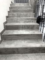 Płytki na schody 100x30 jak beton SZARY GRAFIT