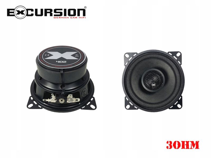 Głośniki Excursion 10cm 2 drożne 3 ohm 125W zdjęcie 3