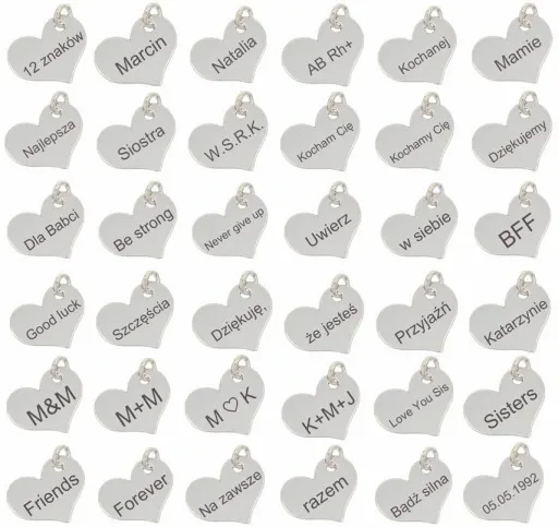 SREBRNA BRANSOLETKA DAMSKA TUBA AŻUROWA Z SERCEM NA RĘKĘ + GRAWER zdjęcie 3