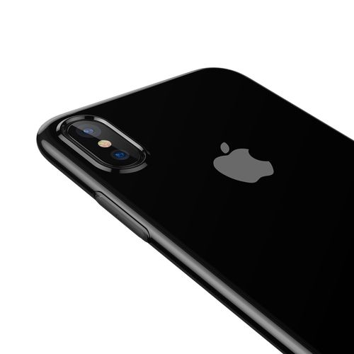 Baseus Simplicity żelowe Etui iPhone XS / X czarny na Arena.pl