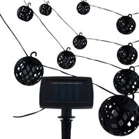 tg66782 lampa solarna lampki pochodnie ciepłe ogrodowe girlanda loft