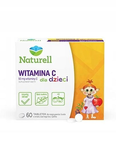 Naturell Witamina C dla dzieci 60 tabletek na Arena.pl