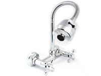 BATERIA KUCHENNA RETRO ŚCIENNA FLEX Z DŁUGĄ WYLEWKĄ