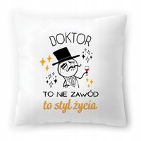 Dla Doktora Poduszka Na Urodziny Na Prezent Z Nadrukiem Ze Zdjęciem